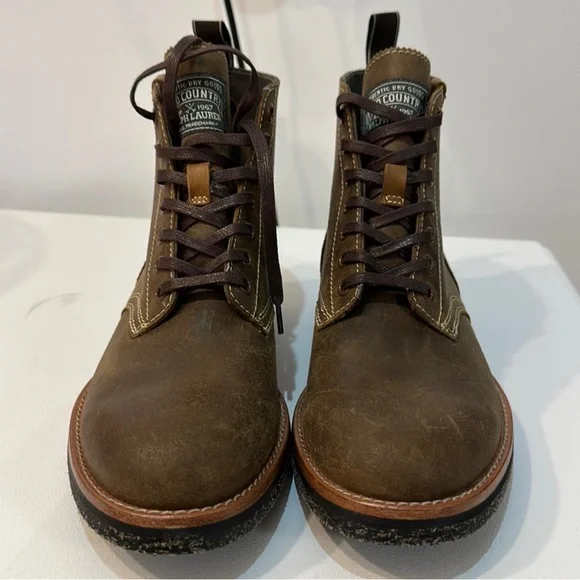 Polo by Ralph Lauren Brown and Green Men\'s Boots Polo Ralph Lauren | Shoes | Polo Ralph Lauren Claus Laceup  main image 4